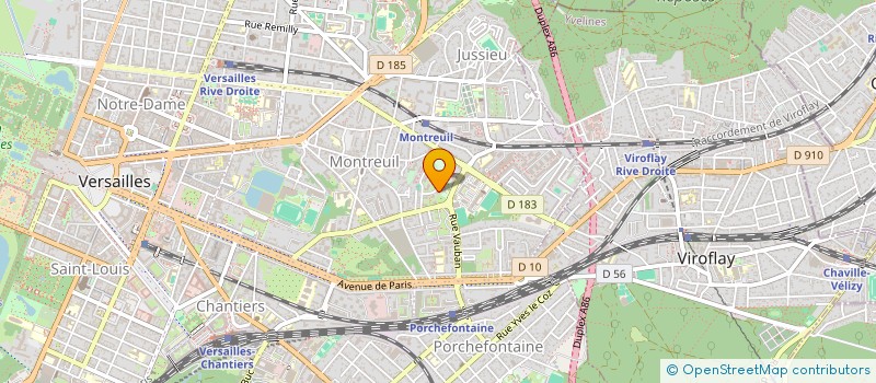 localisation de l'entreprise MONSIEUR BERNARD GRAIS à VERSAILLES