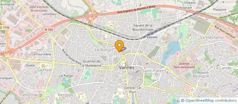 localisation de l'entreprise MONSIEUR BERNARD GRAND à VANNES