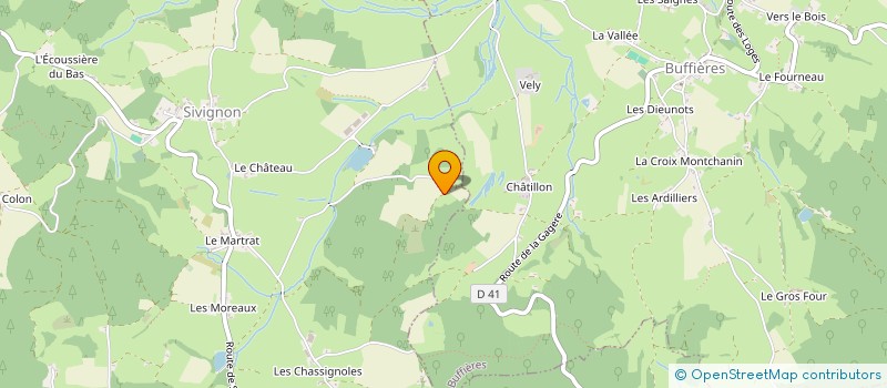 localisation de l'entreprise MONSIEUR BERNARD GRANGER à GUICHE (LA)