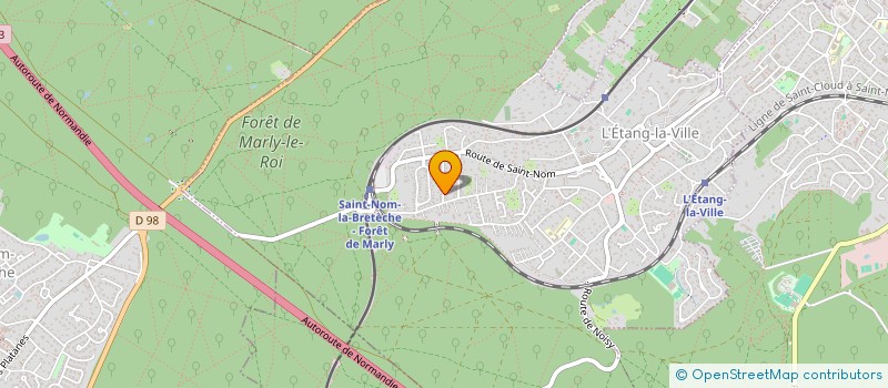 localisation de l'entreprise MONSIEUR BERNARD GRANIER à L'ETANG-LA-VILLE