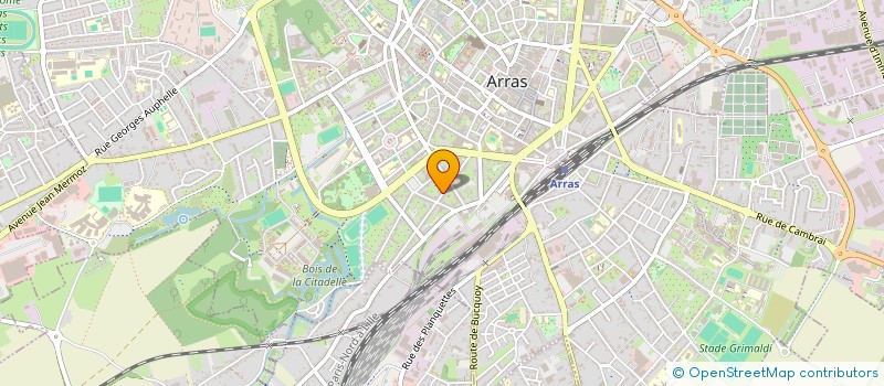 localisation de l'entreprise MONSIEUR BERNARD GRARE à ARRAS
