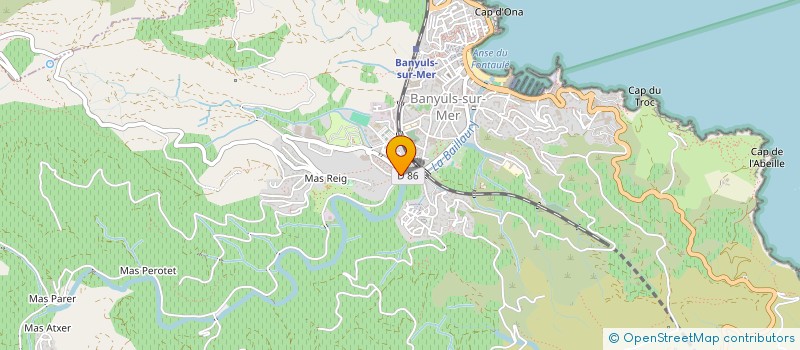 localisation de l'entreprise MONSIEUR BERNARD GRICOURT  BANYULS-SUR-MER