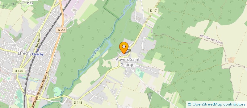 localisation de l'entreprise MONSIEUR BERNARD GRIFFON à AUVERS-SAINT-GEORGES