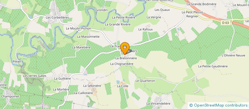 localisation de l'entreprise MONSIEUR BERNARD GRIFFON à SEVREMOINE