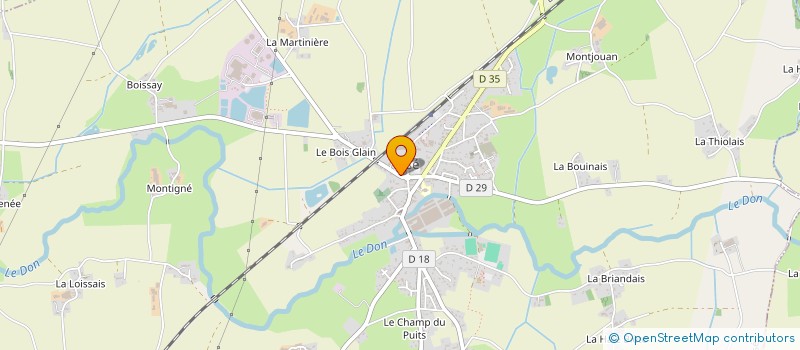 localisation de l'entreprise MONSIEUR BERNARD GRIMAUD  ISSE