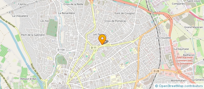 localisation de l'entreprise MONSIEUR BERNARD GROS à BEZIERS
