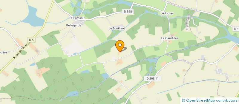 localisation de l'entreprise MONSIEUR BERNARD GROUX à ARGENVILLIERS