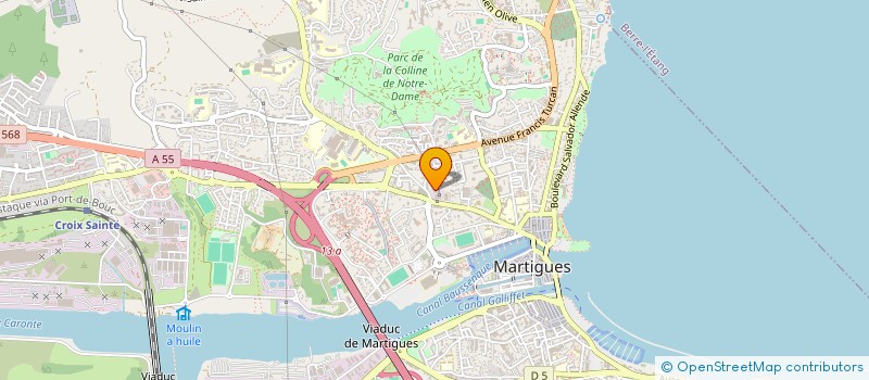 localisation de l'entreprise MONSIEUR BERNARD GUEDES à MARTIGUES