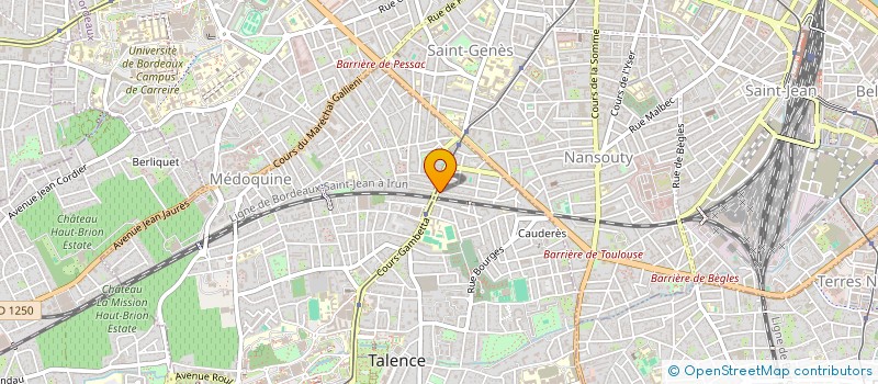 localisation de l'entreprise MONSIEUR BERNARD GUEDJ à TALENCE