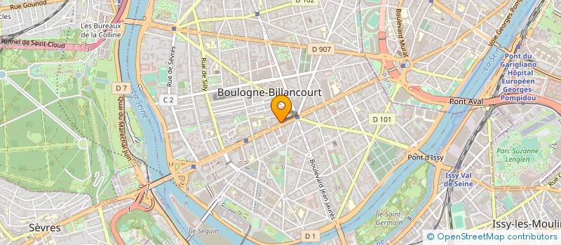 localisation de l'entreprise MONSIEUR BERNARD GUIBBAUD à BOULOGNE-BILLANCOURT