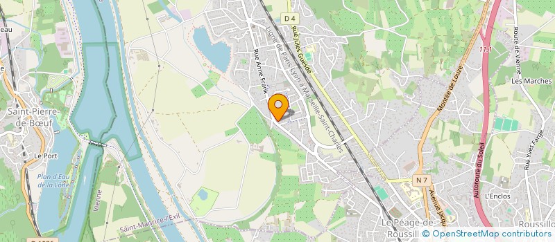 localisation de l'entreprise MONSIEUR BERNARD GUICHON  SAINT-MAURICE-L'EXIL