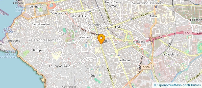 localisation de l'entreprise MONSIEUR BERNARD GUIGUI à MARSEILLE