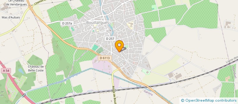 localisation de l'entreprise MONSIEUR BERNARD GUILBAUD  BOUILLARGUES