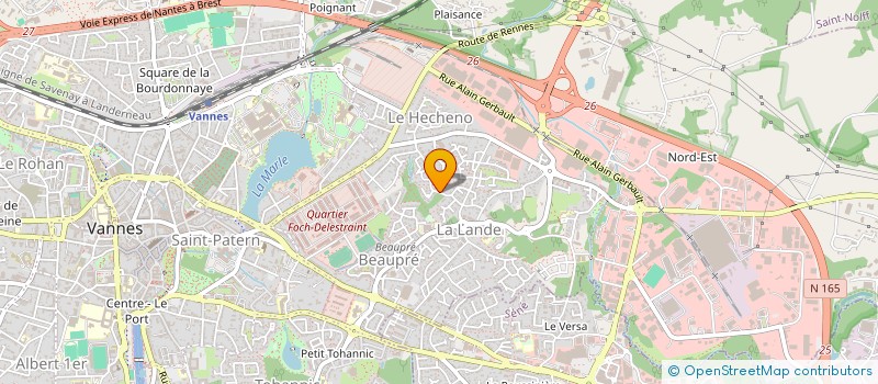 localisation de l'entreprise MONSIEUR BERNARD GUILHEMJOUAN à VANNES