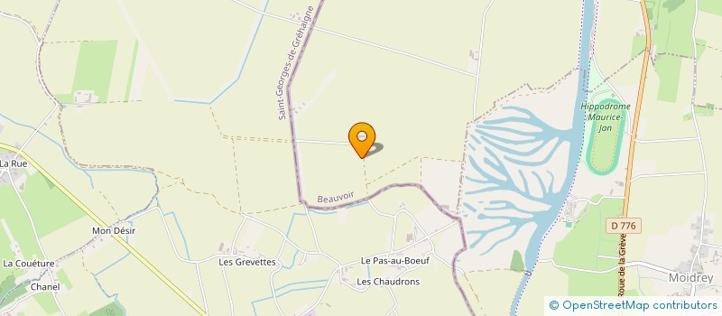 localisation de l'entreprise MONSIEUR BERNARD GUILLARD  BEAUVOIR