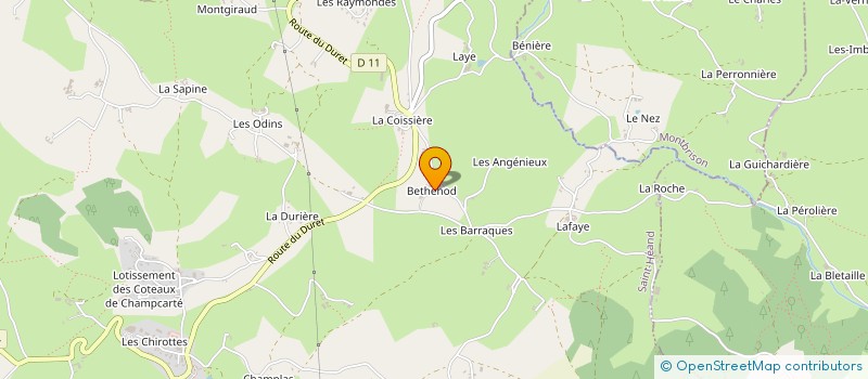 localisation de l'entreprise MONSIEUR BERNARD GUILLARME  SAINT-HEAND