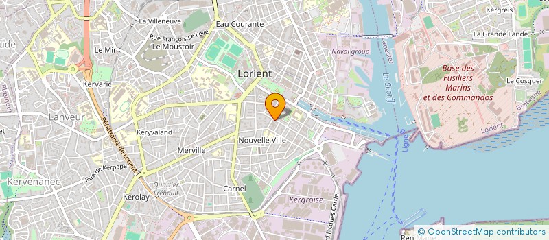 localisation de l'entreprise MONSIEUR BERNARD GUILLAUME à LORIENT