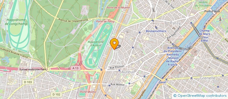 localisation de l'entreprise MONSIEUR BERNARD GUILLAUME PANSIERI  PARIS