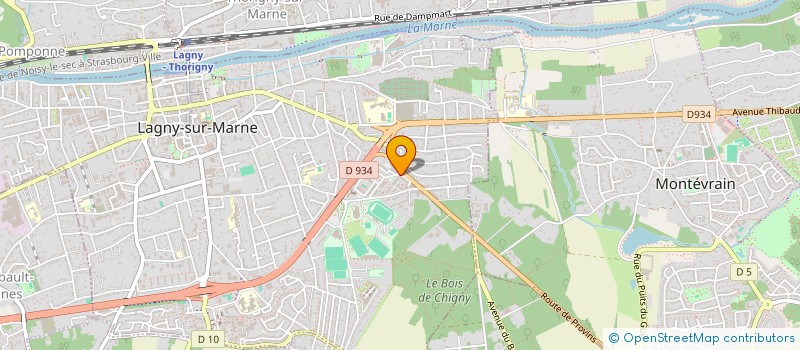 localisation de l'entreprise MONSIEUR BERNARD GUILLEMANT  LAGNY-SUR-MARNE