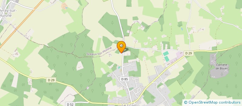 localisation de l'entreprise MONSIEUR BERNARD GUILLEUX  LE LUART