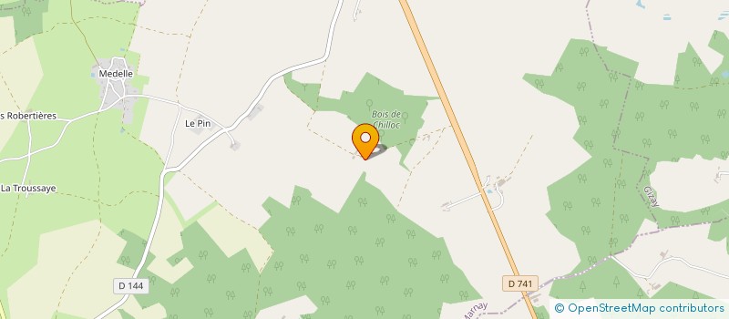 localisation de l'entreprise MONSIEUR BERNARD GUILLOTEAU  MARNAY