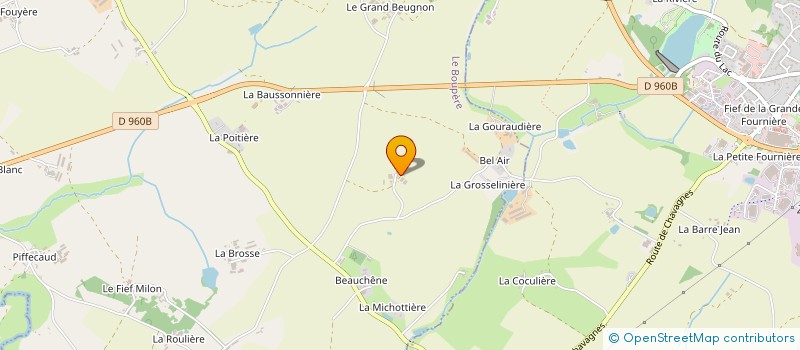 localisation de l'entreprise MONSIEUR BERNARD GUILLOTEAU à LE BOUPERE