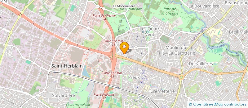 localisation de l'entreprise MONSIEUR BERNARD GUIMIER  SAINT-HERBLAIN