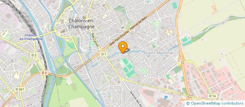 localisation de l'entreprise MONSIEUR BERNARD GUISET  CHALONS-EN-CHAMPAGNE