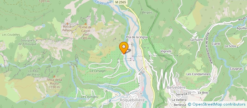 localisation de l'entreprise MONSIEUR BERNARD GUISGAND  ROQUEBILLIERE