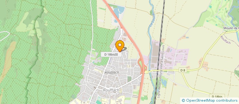 localisation de l'entreprise MONSIEUR BERNARD GUNTZ  ROUFFACH