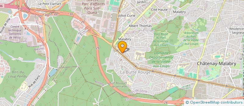 localisation de l'entreprise MONSIEUR BERNARD GURVAN  CHATENAY-MALABRY