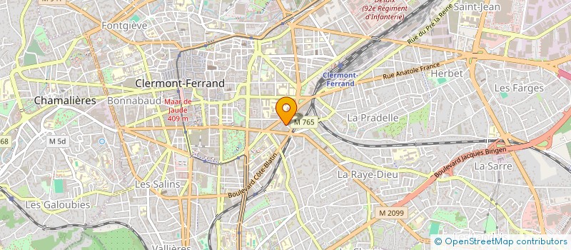 localisation de l'entreprise MONSIEUR BERNARD GUTTIN  CLERMONT-FERRAND