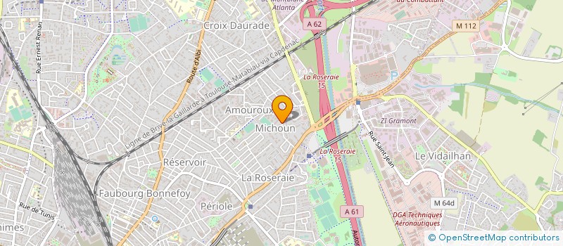 localisation de l'entreprise MONSIEUR BERNARD GUYADER à TOULOUSE