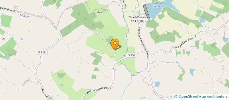 localisation de l'entreprise MONSIEUR BERNARD GUYOT  MONCLAR