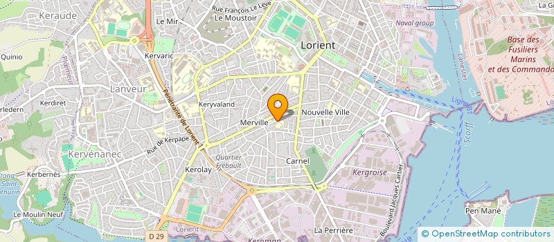 localisation de l'entreprise MONSIEUR BERNARD HABIB à LORIENT