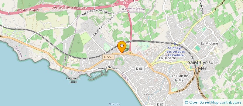 localisation de l'entreprise MONSIEUR BERNARD HAENTJENS à SAINT-CYR-SUR-MER