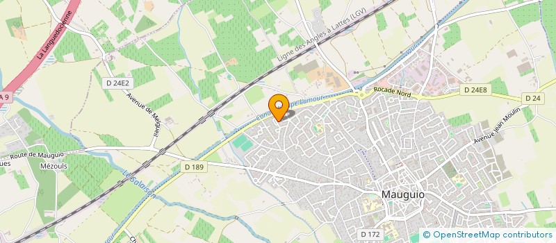 localisation de l'entreprise MONSIEUR BERNARD HAGUE  MAUGUIO