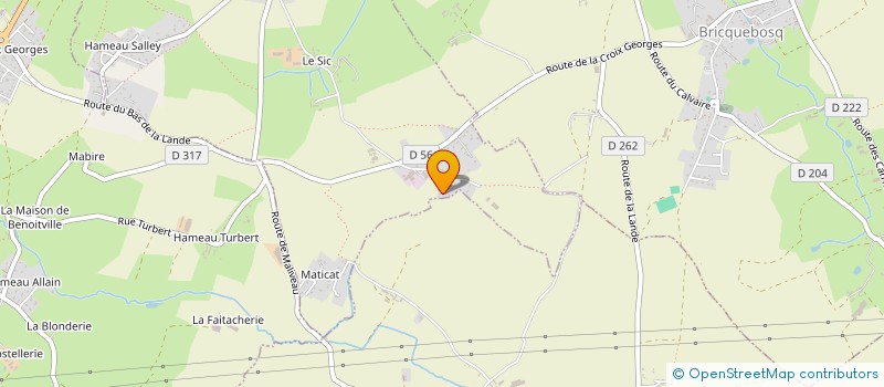 localisation de l'entreprise MONSIEUR BERNARD HAMEL  SAINT-GERMAIN-LE-GAILLARD