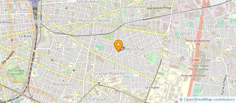 localisation de l'entreprise MONSIEUR BERNARD HAMOUTH à LYON