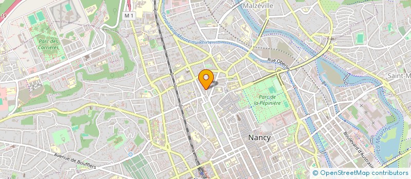 localisation de l'entreprise MONSIEUR BERNARD HANUS  NANCY