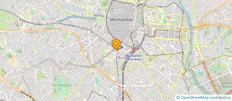 localisation de l'entreprise MONSIEUR BERNARD HAON à MONTPELLIER