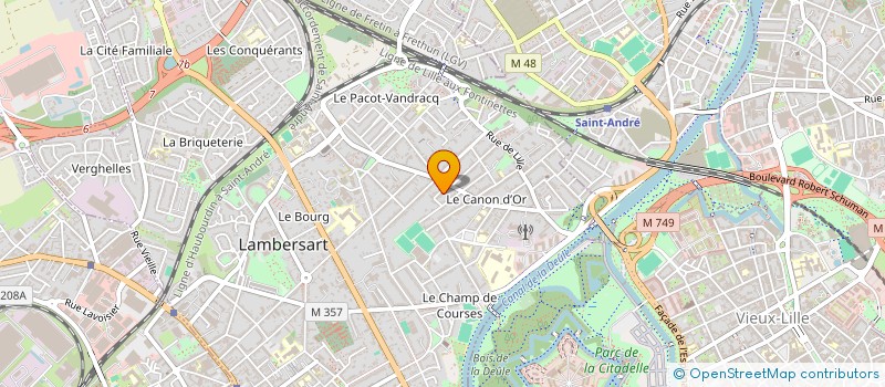 localisation de l'entreprise MONSIEUR BERNARD HAQUETTE à LAMBERSART