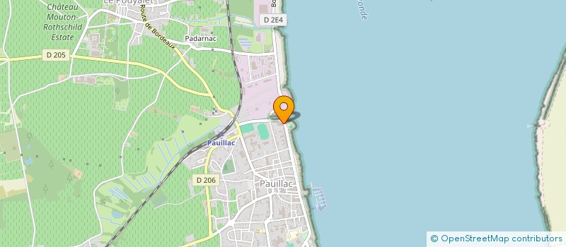 localisation de l'entreprise MONSIEUR BERNARD HARAMBOURE  PAUILLAC