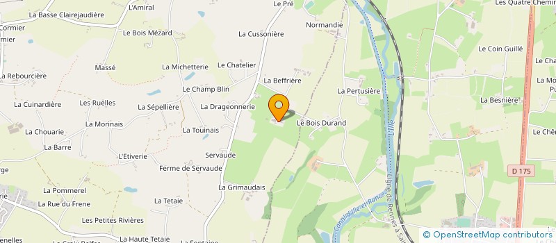 localisation de l'entreprise MONSIEUR BERNARD HARDY à MELESSE