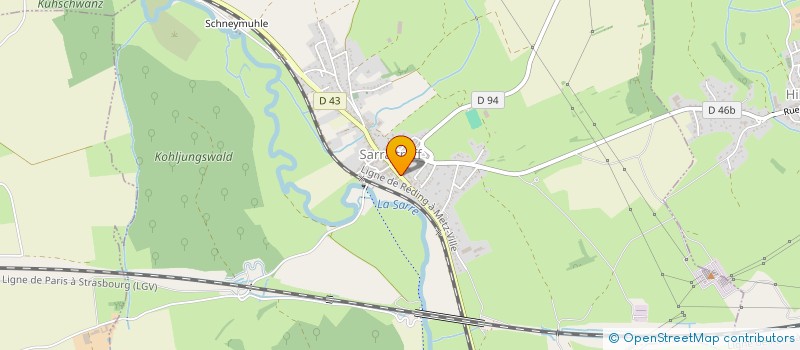 localisation de l'entreprise MONSIEUR BERNARD HARLE  HILBESHEIM