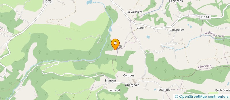 localisation de l'entreprise MONSIEUR BERNARD HARMAN  SAINT-ANTONIN-NOBLE-VAL