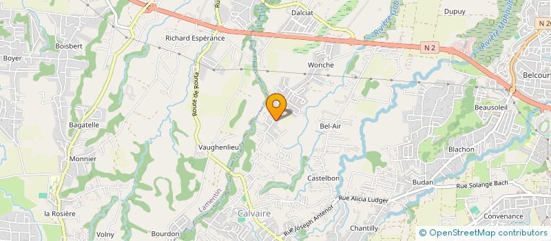 localisation de l'entreprise MONSIEUR BERNARD HATCHI  BAIE MAHAULT