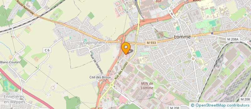 localisation de l'entreprise MONSIEUR BERNARD HAUTECOEUR à LILLE