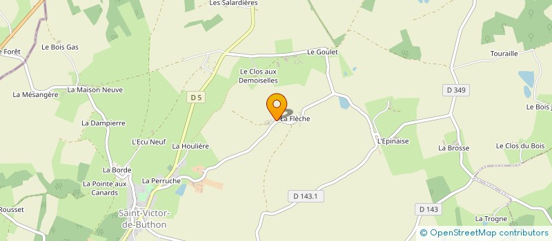 localisation de l'entreprise MONSIEUR BERNARD HAYE à SAINT-VICTOR-DE-BUTHON