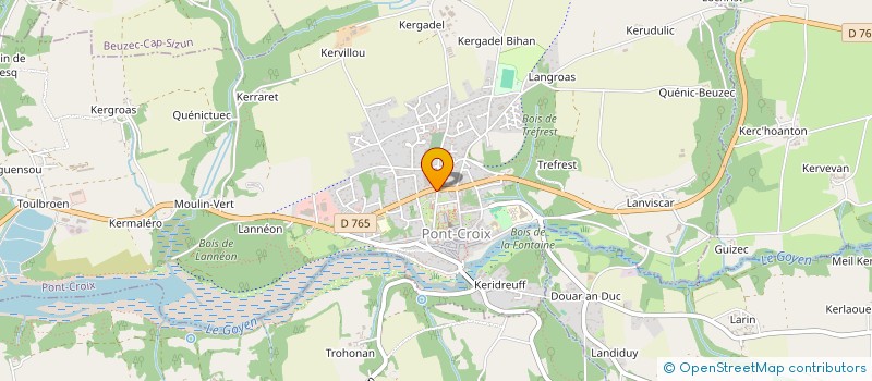 localisation de l'entreprise MONSIEUR BERNARD HAYOUN  PONT-CROIX